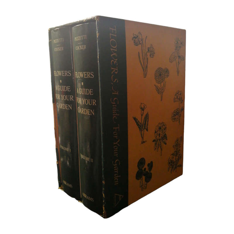 1968 Flowers- A Guide For Your Garden Volume 1 and 2 Boxset by Ippolito Pizzetti and Henry Cocker Ha