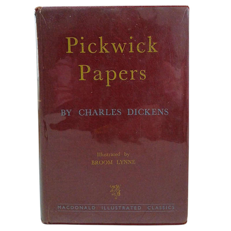 1948 The Posthumous Papers of The Pickwick Club By Charles Dickens Hardcover w/o Dustjacket