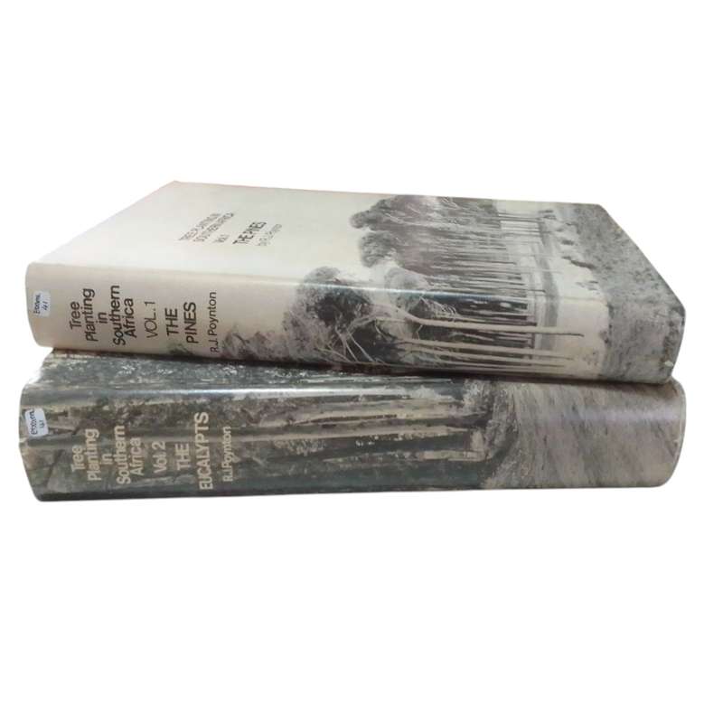 1977 Tree Planting in South Africa, Vol 1 & 2 The Pines  & The Eucalypts By R.J Poynton Hardcover w/