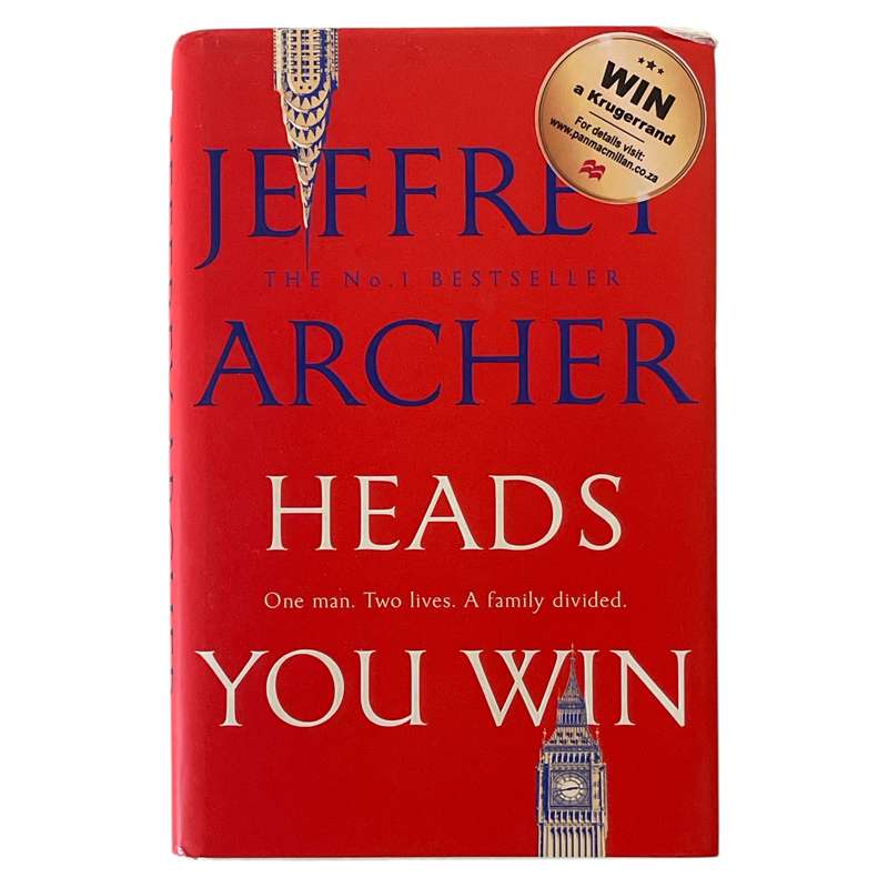 2018 Heads You Win by Jeffrey Archer Hardcover w/Dustjacket
