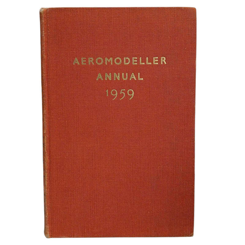 1959 Aeromodeller Annual By D.J.Laidlaw, C.S.Rushbrooke Hardcover w/o Dutjacket