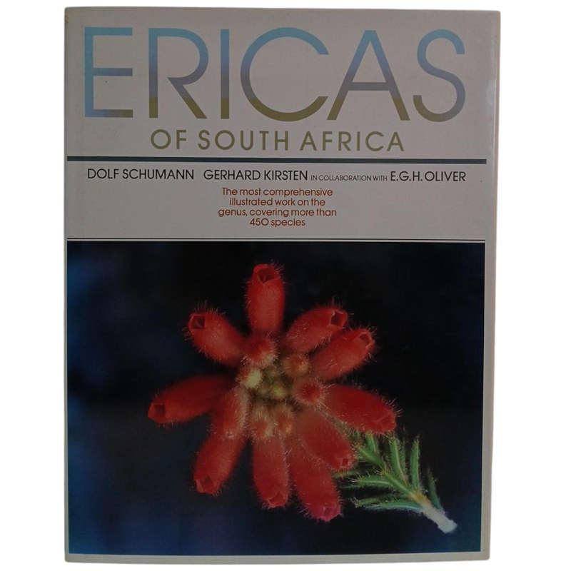 1992 Ericas of South Africa by Kirsten Gerhard and Dolf Schumann Hardcover w/Dustjacket