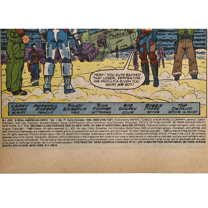 G.I. Joe 5 Issue Set - Issues 77 , 78 , 81 , 82 , 83 Softcover
