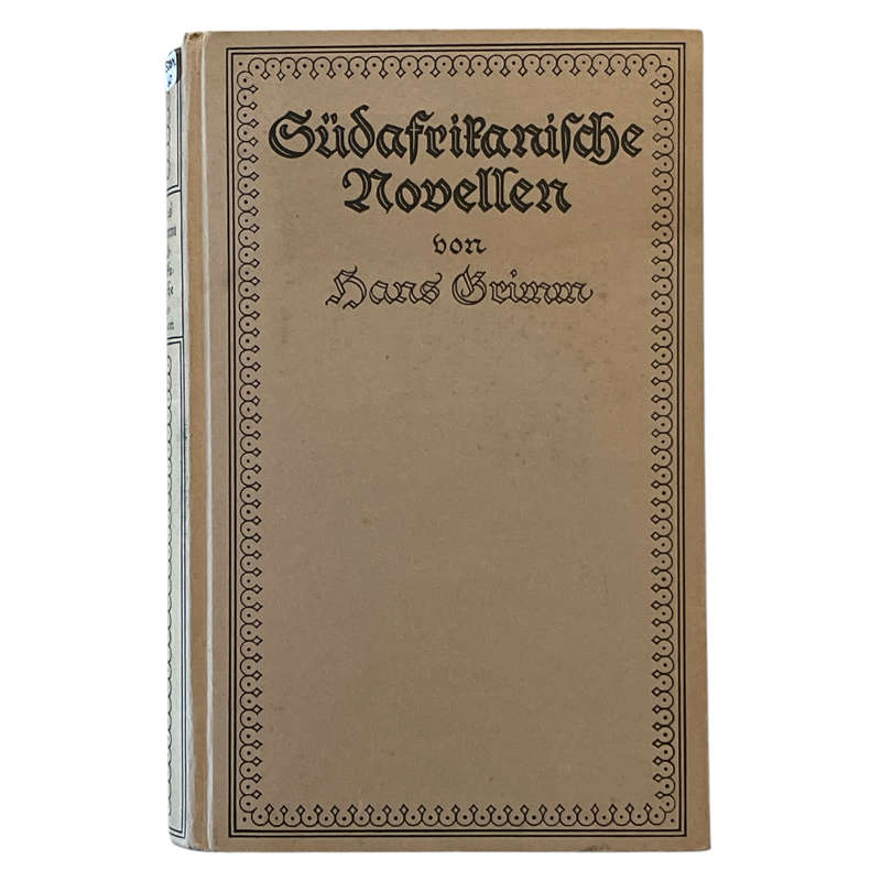 1942 Sudafrikanische Novellen By Hans Grimm Hardcover w/o Dustjacket