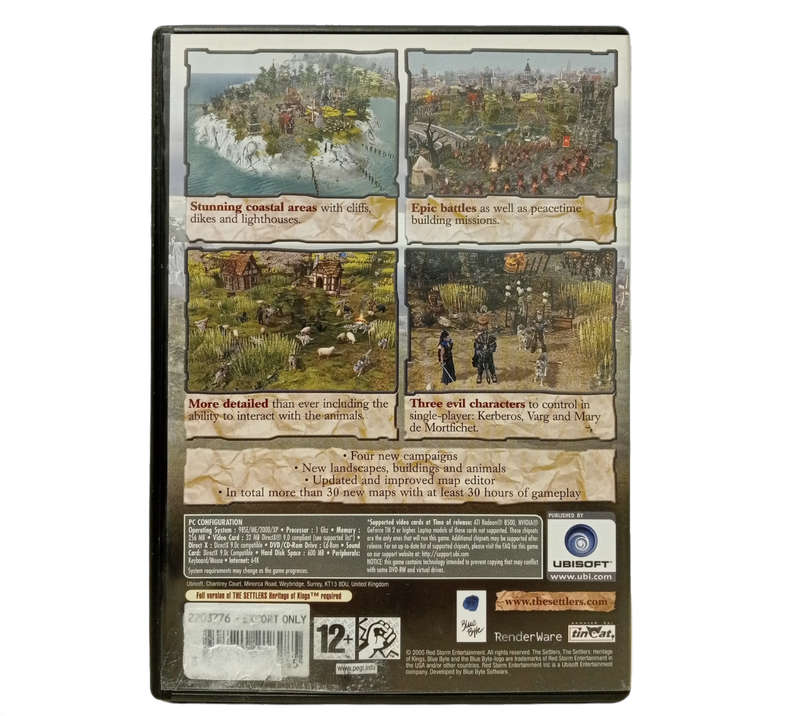 The Settlers: Heritage of Kings - Legends Expansion Disc PC (CD)