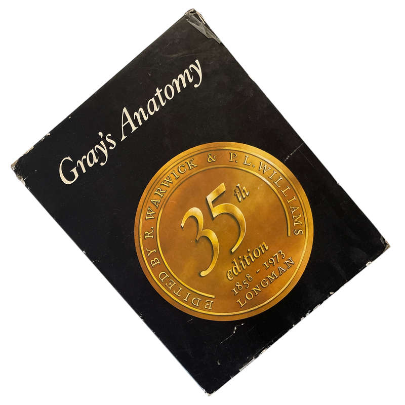 1973 Gray's Anatomy 35th Edition By Rodger Warwick & Peter L. Williams Hardcover w/Dustjacket