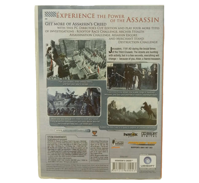 Assassin's Creed - Director's Cut Edition PC (DvD)