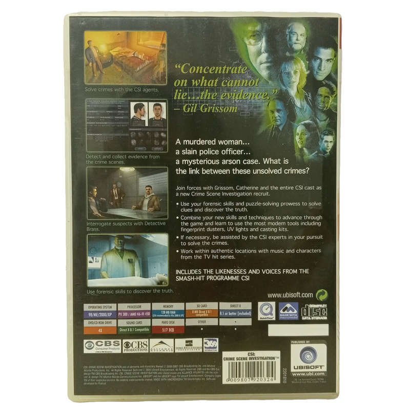 CSI: Crime Scene Investigation PC (DvD)