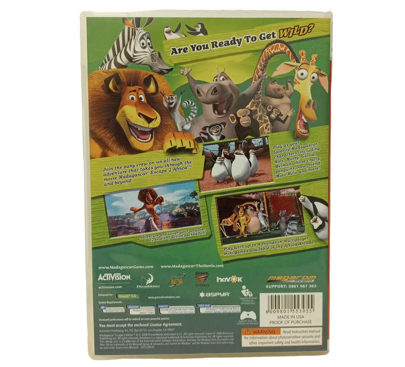 Madagascar  - Escape to Africa PC (DvD)