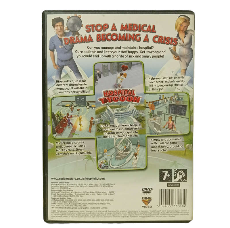 Hospital Tycoon PC (DvD)