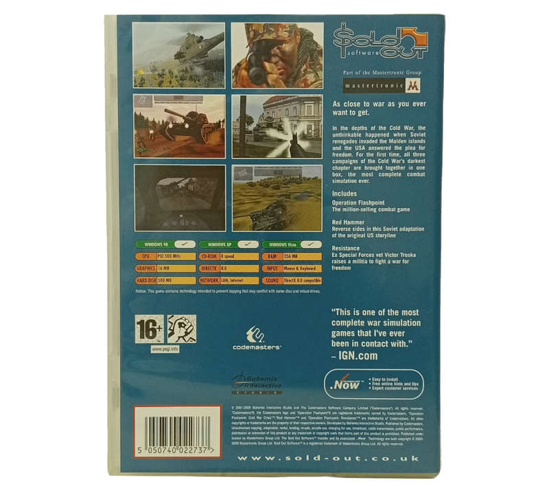 Operation Flashpoint - Game of the Year Edition PC (DvD)