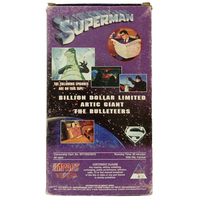Incredible Superman, Compact VHS