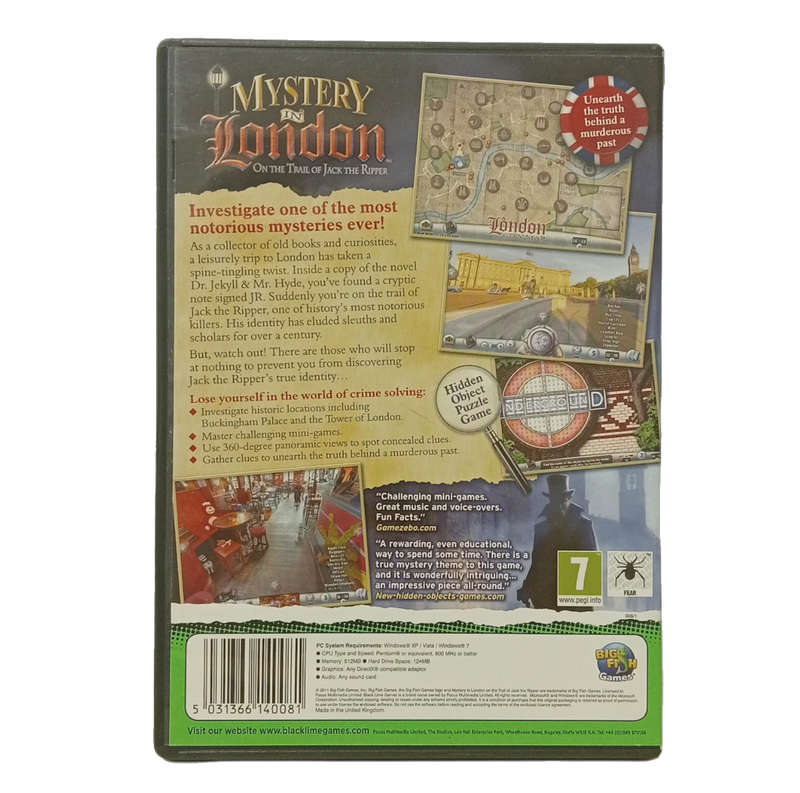 Mystery in London: On the Trail of Jack the Ripper PC (DvD)
