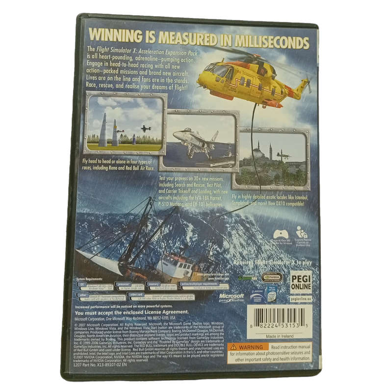 Microsoft Flight Simulator X: Acceleration Expansion Pack PC (DvD)