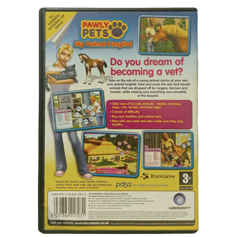 Pawly Pets - My Animal Hospital PC (DvD)