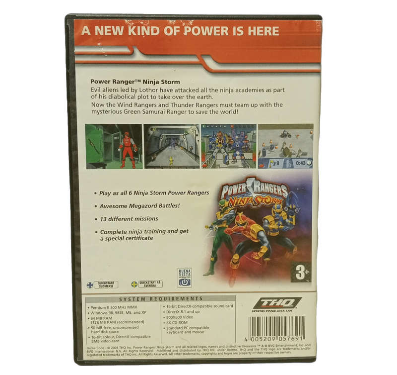 Power Rangers: Ninja Storm PC (CD)