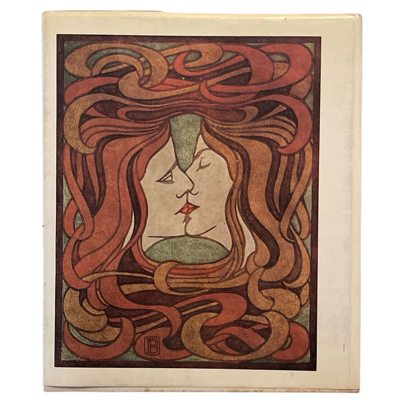 1984 Art Nouveau Prints Illustrations and Posters by Hans H Hofstatter Hardcover w/Dustjacket