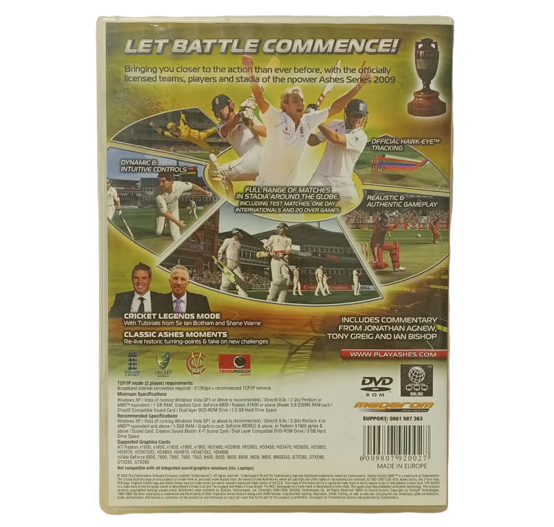 Ashes Cricket 2009 PC (DvD)