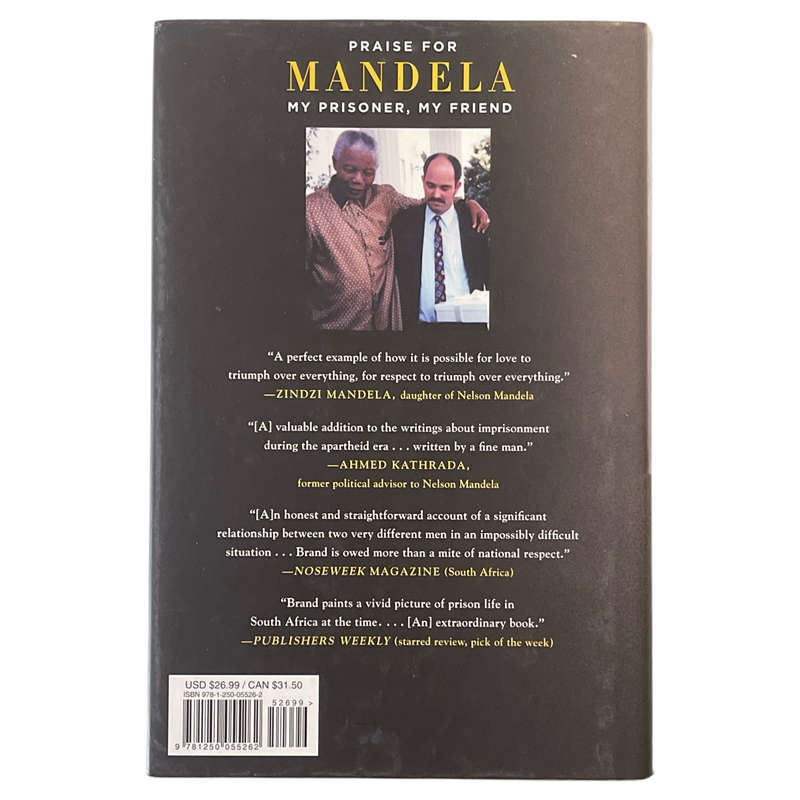 2014 Mandela My Prisoner, My Friend by Christo Brand with Barbara Jones Hardcover w/Dustjacket