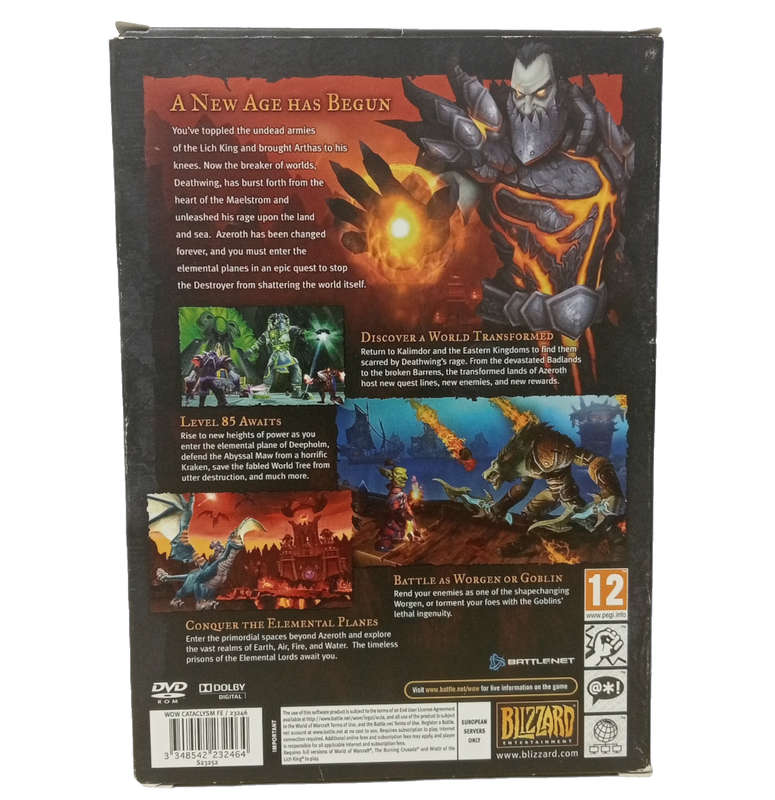 World of Warcraft - Cataclysm Expansion Set PC (DvD)