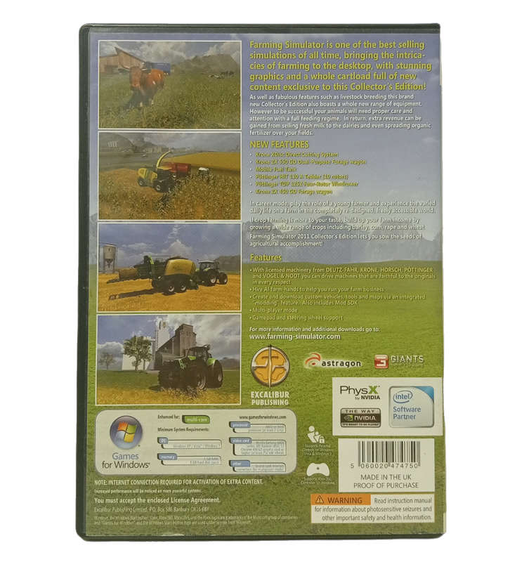 Farming - Simulator 2011: Collector's Edition PC (DvD)