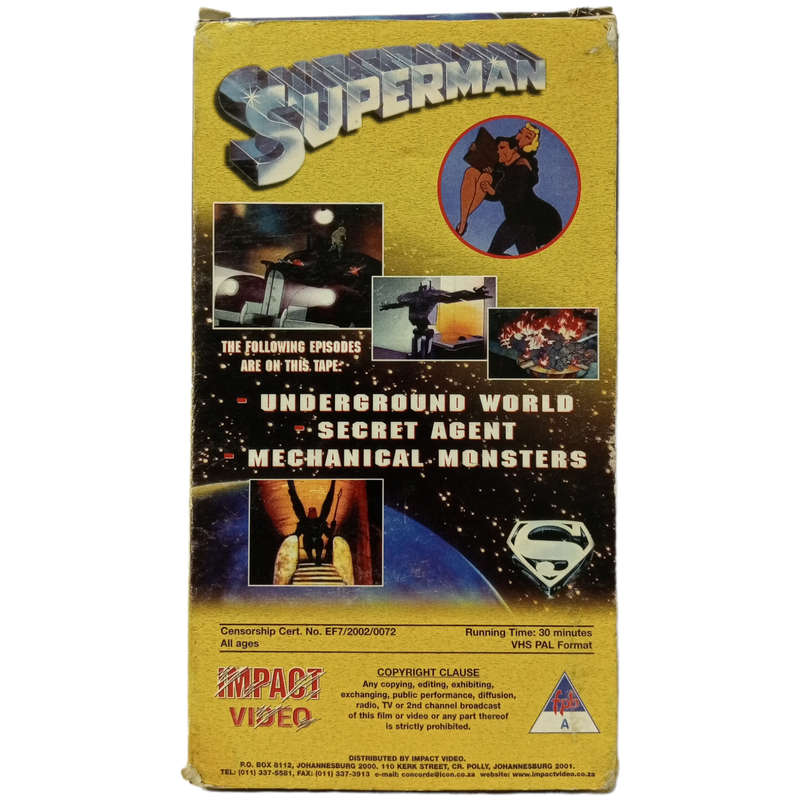 Superman - My Favourites, Compact VHS