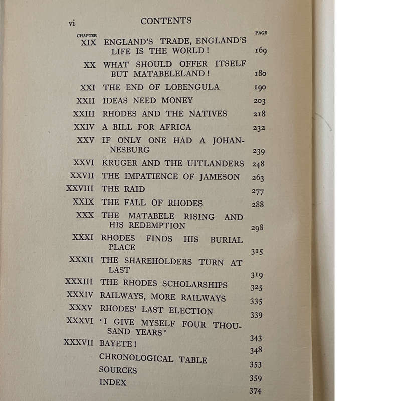 1933 Rhodes by Sarah Gertrude Millin First Edition Hardcover w/o Dustjacket