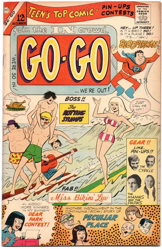 1967 Go-Go Issue 4 FN Softcover