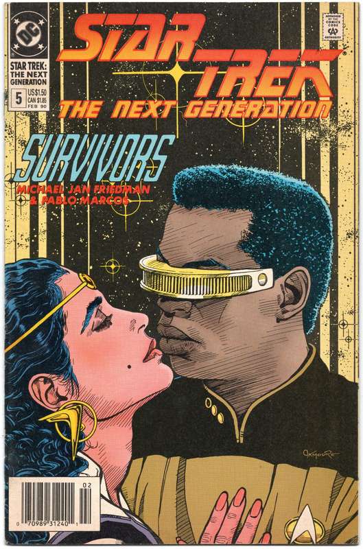 1990 Star Trek- The Next Generation Issue 4 and 5 NM 2 Comic Set Softcover