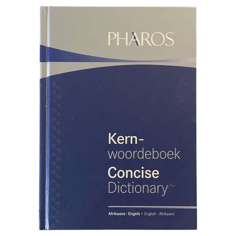 2007 Pharos English-Afrikaans Concise Dictionary Hardcover w/o Dustjacket