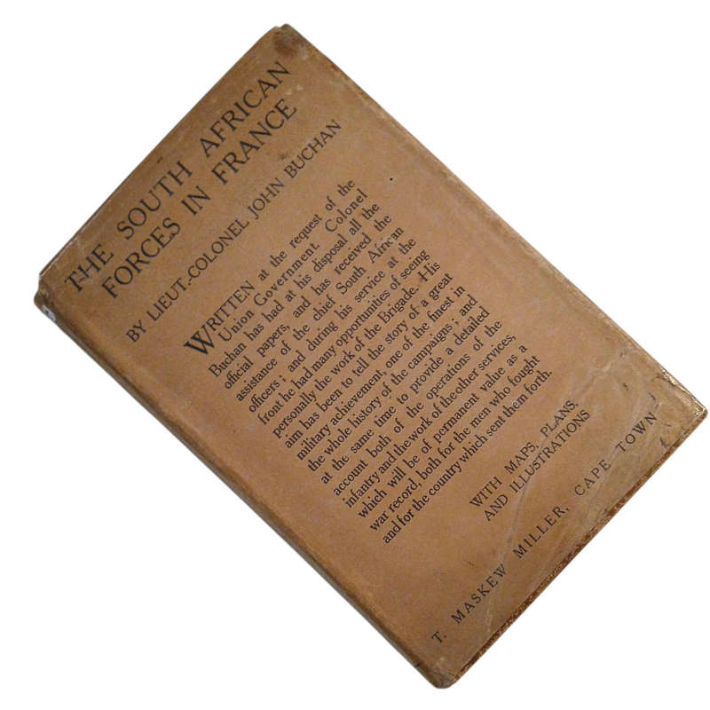 1921 The History Of The South African Forces In France By John Buchan Hardcover w/Dustjacket