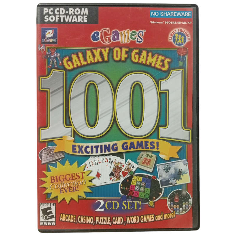 Galaxy Of Games - 1001 Exciting Games PC (CD)