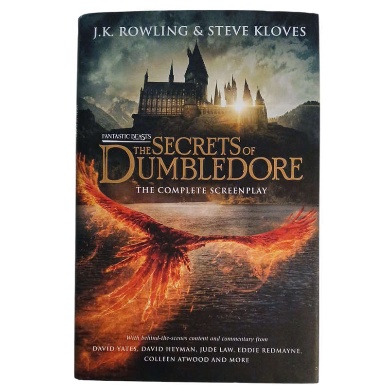 2022 Fantastic Beasts, The Secrets of Dumbledore, The Complete Screenplay Hardcover w/Dustjacket