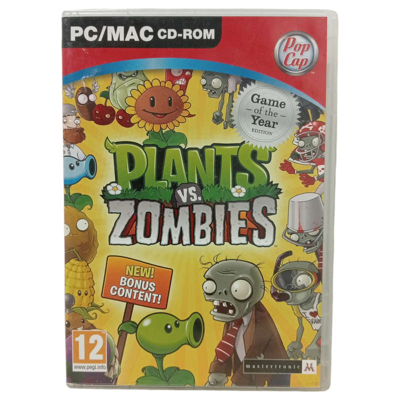 Plants Vs Zombies PC (CD)