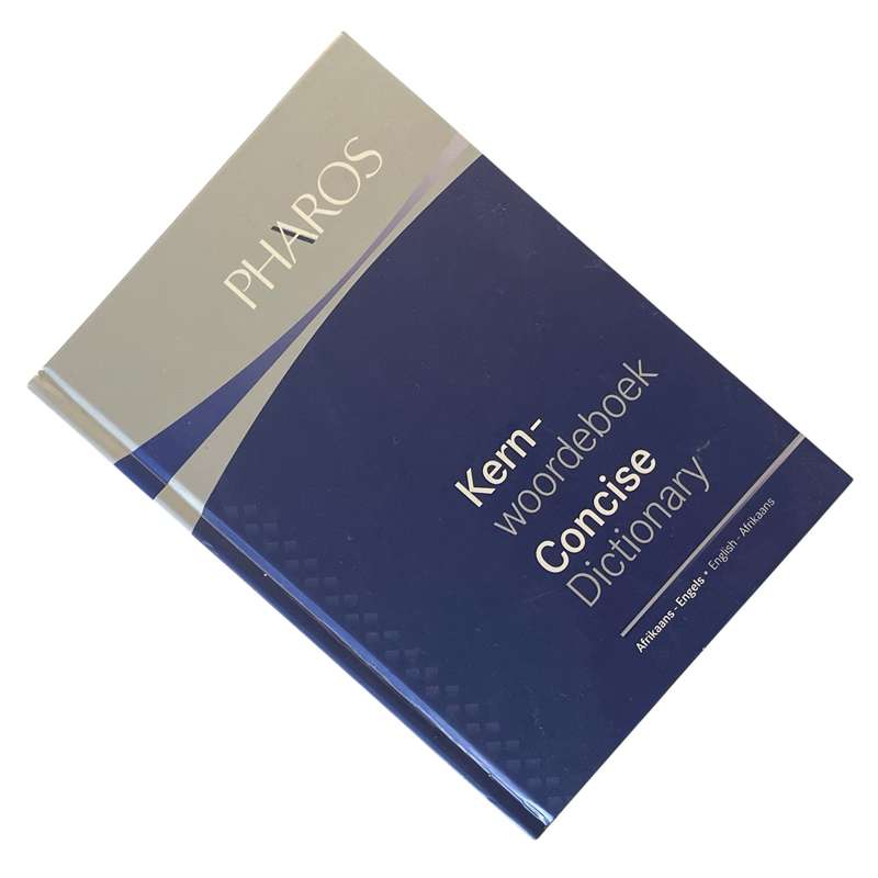 2007 Pharos English-Afrikaans Concise Dictionary Hardcover w/o Dustjacket