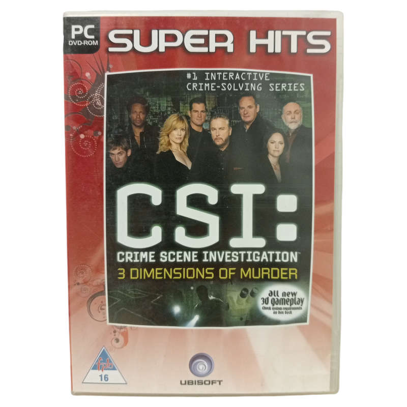 CSI: Crime Scene Investigation 3 Dimensions Of Murder PC (DVD)