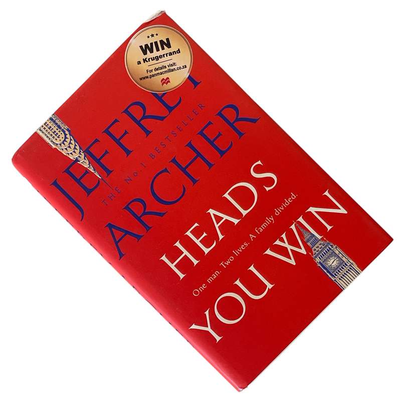 2018 Heads You Win by Jeffrey Archer Hardcover w/Dustjacket