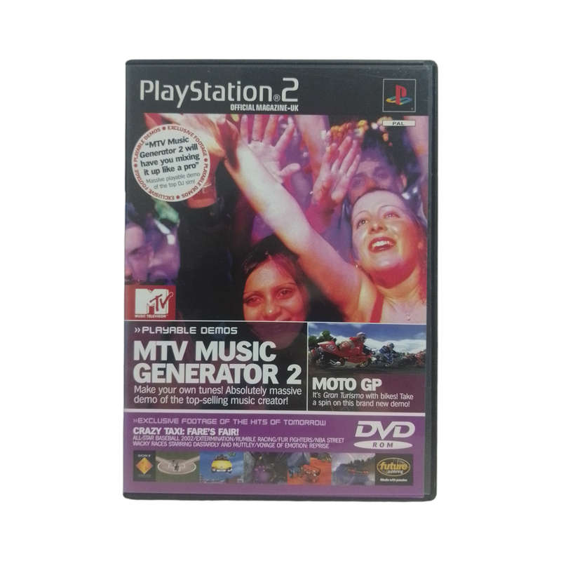 MTV Music Generator 2 / Moto GP - Demo Disk PlayStation 2