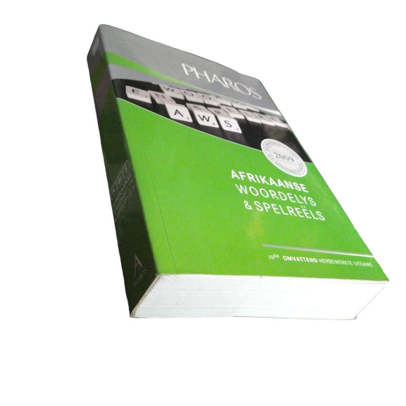 2009 Pharos Afrikaans Woordelys & Spelreels Softcover