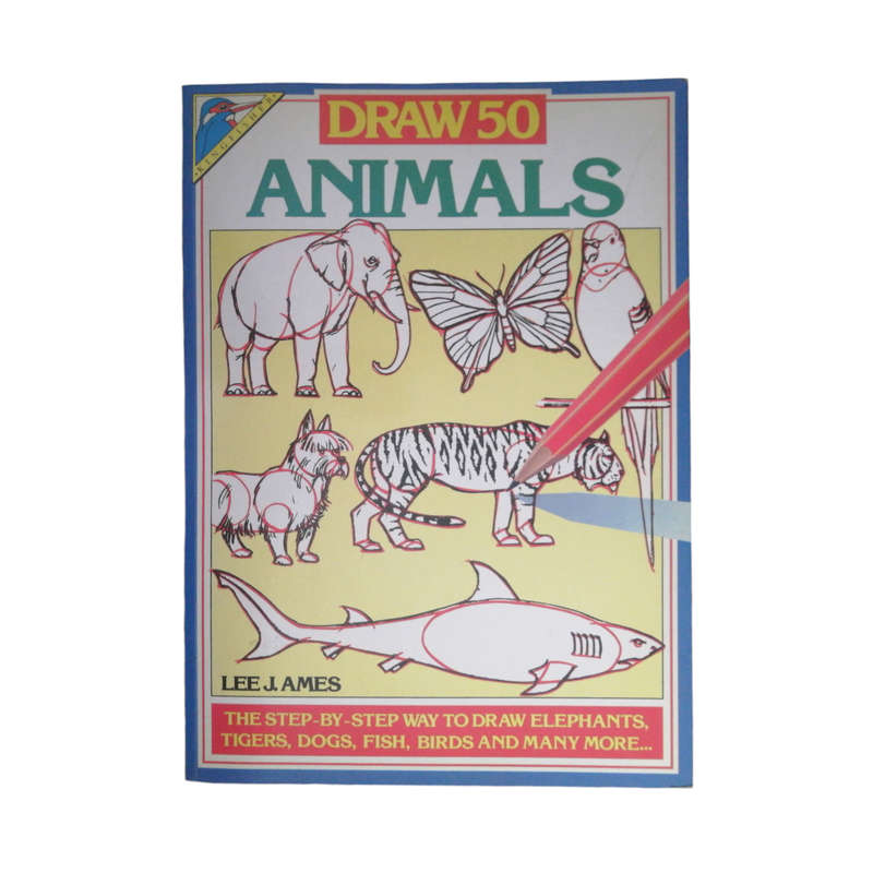 1998 Draw 50 Animals by Lee J. Ames Softcover