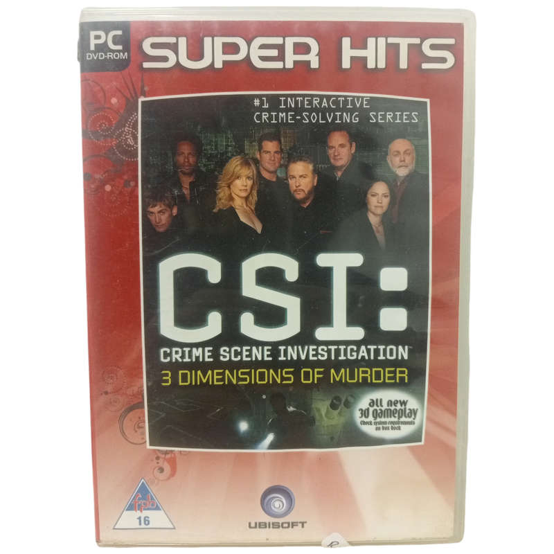 CSI: Crime Scene Investigation - 3 Dimensions Of Murder PC (DVD)