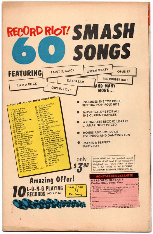 1967 Go-Go Issue 4 FN Softcover