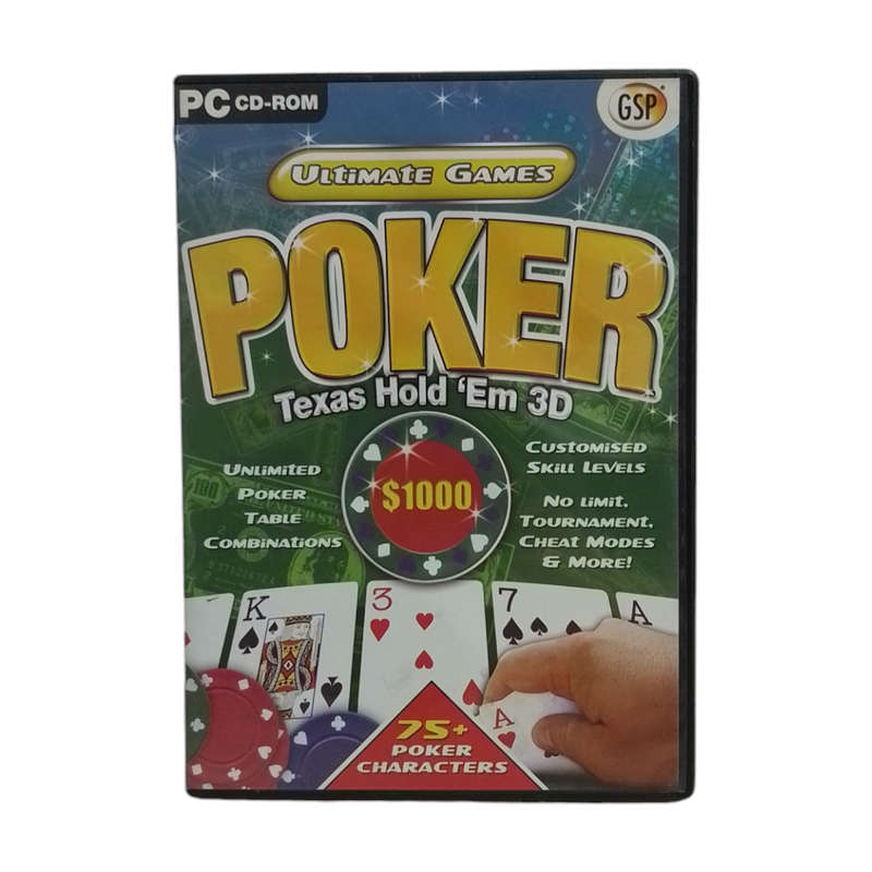 Poker - Texan Hold 'Em 3D PC (CD)