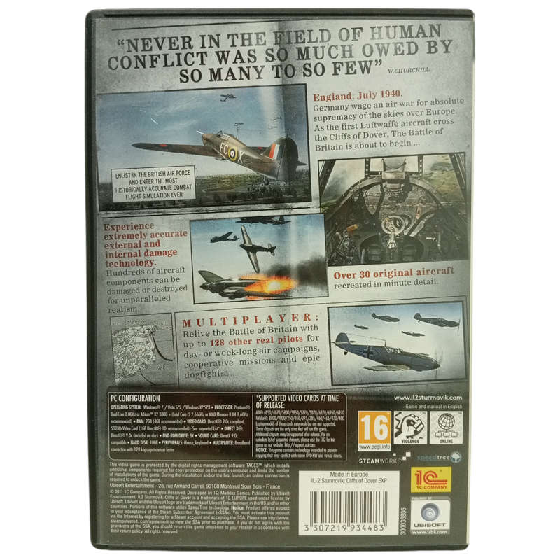 Cliffs Of Dover - IL-2 Sturmovik PC (DVD)