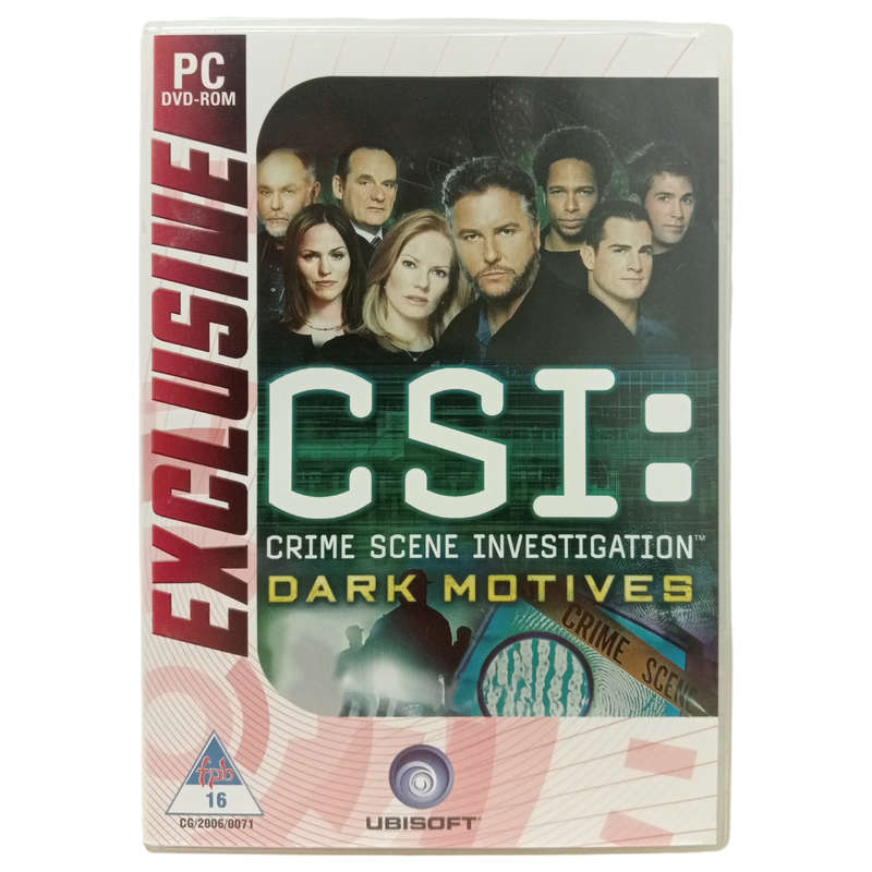 CSI: Crime Scene Investigation - Dark Motives PC (DVD)