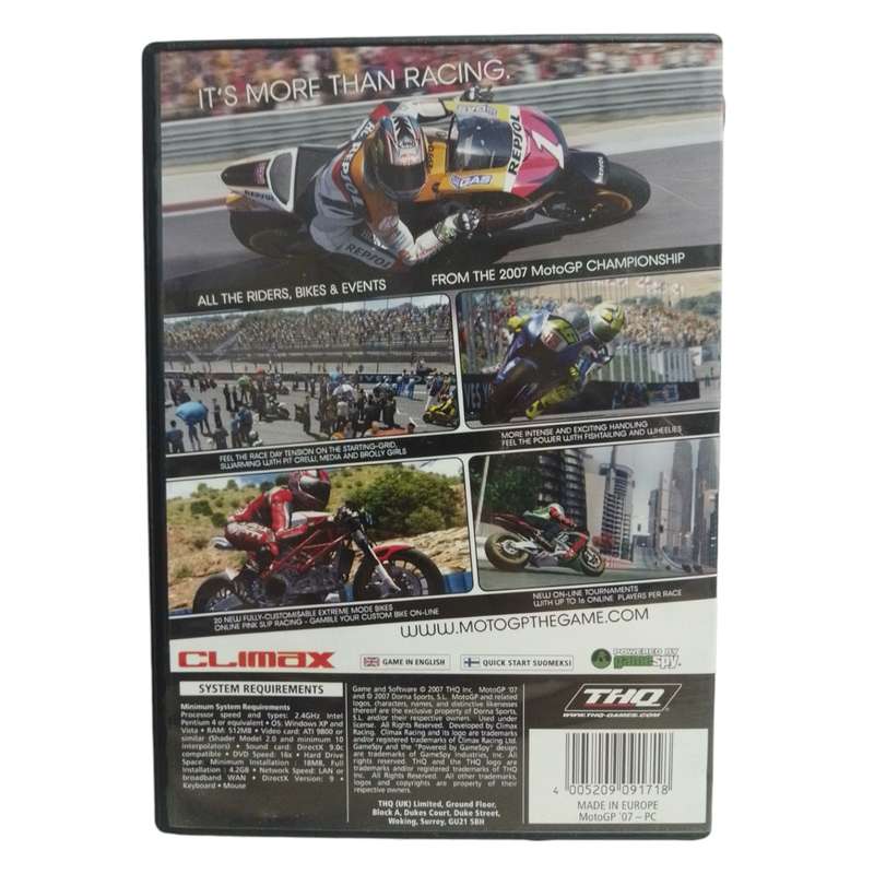 Motor GP 07 PC (DVD)
