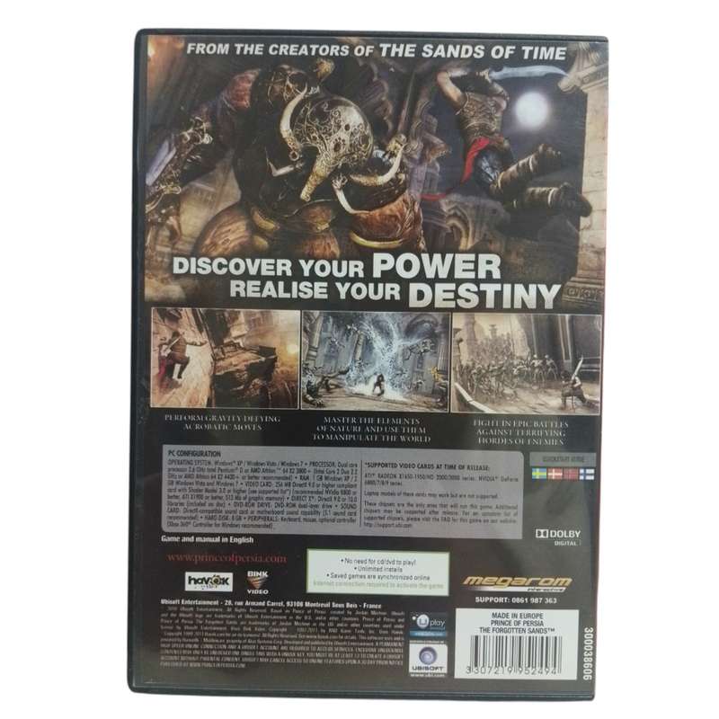 Prince Of Persia - The Forgotten Sands PC (DVD)
