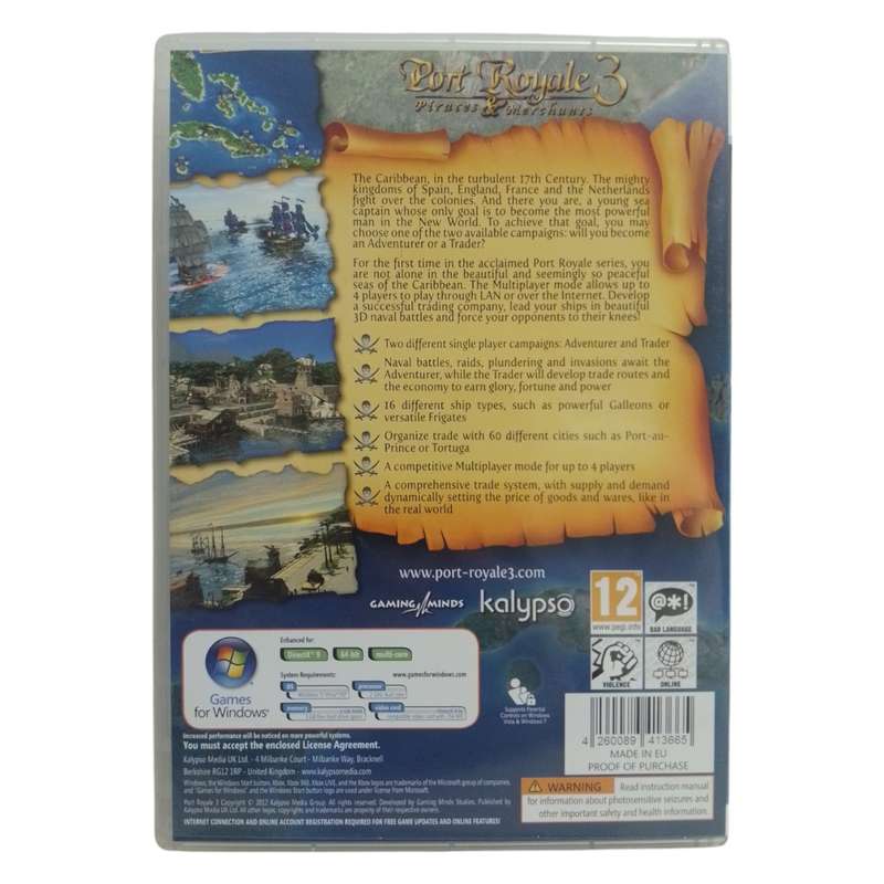 Fort Royale 3 - Pirates and Merchants PC (DVD)