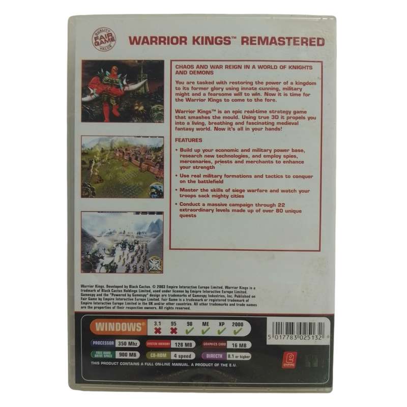 Warrior Kings PC (CD)