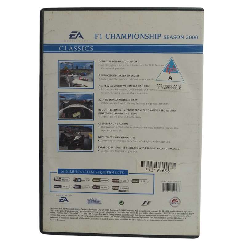 F1 Championship Season 2000 PC (CD)